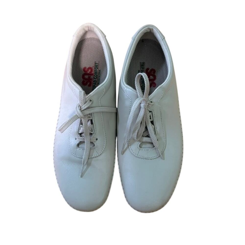 SAS Traveler Comfort Shoes Women Size 10 Narrow Tan Walking Shoes Tripad USA